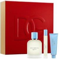 Dolce & Gabbana Men's Light Blue Pour Homme Eau De Toilette 100ml Gift Set in Misc