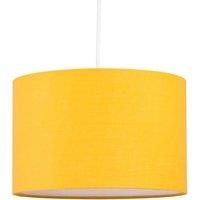 First Choice Lighting Ochre 25cm Easy Fit Ceiling Lightshade in Yellow