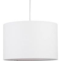 First Choice Lighting White 25cm Easy Fit Ceiling Lightshade