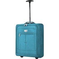 Lugg Cabin Approved Lightweight Travel Bag with Wheels, Mercury(45x36x20cm) in Teal