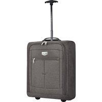 Lugg Cabin Approved Lightweight Travel Bag with Wheels, Mercury(45x36x20cm) in Charcoal | Size: 45 x 36 x 20 cm