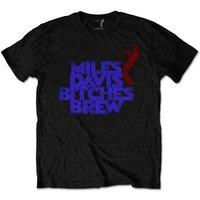 Miles Davis Bitches Brew T-Shirt in Black | Size: Small