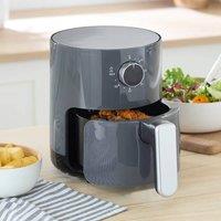 Coopers of Stortford 800W Air Fryer, 2L Capacity, H29cm x W24cm, Dia 21cm in Grey