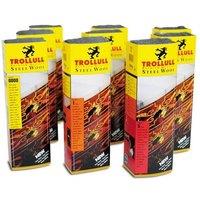 Trollull Grade 4 Steel Wool Rolls in Silver