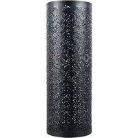 FLAVORA Black Metal Umbrella Stand Rack with Drip Tray | Size: 0.6m2