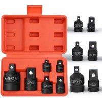 FLAVORA 6 Piece Impact Socket Adapter & Reducer to Male 3/4" 1/4" 3/8" 1/2" in Orange | Size: 10000mm x 520mm