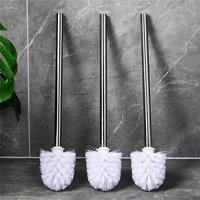 PAWNORA 3PCS Toilet Brush Bathroom Brush in White