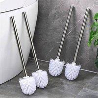 PAWNORA 4PCS Toilet Brush Bathroom Brush in White