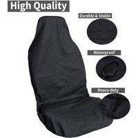SPETLEK 2X Universal Black Heavy Duty Car Van Front Waterproof Seat