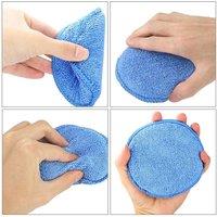 SPETLEK 20 X Car Microfiber Polishing Pads Wax Applicator Foam in Blue | Size: 100 cm x 15 cm