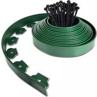 SPETLEK Green 1pack 10 Metre Flexible Garden Border Grass Lawn | Size: 100 cm x 15 cm