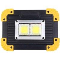 SPETLEK 2PCS USB Rechargeable Led Work Lights Portable in Black