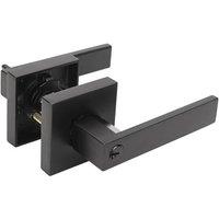 SPETLEK Internal Door Handle Entry Privacy Bathroom Bedroom in Black | Size: 1000mm x 400mm