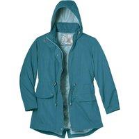 Atlas For Women Women's Water Repellent Quilted Parka in Duck Egg Blue | Size: 20-22