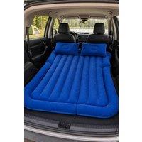 Living and Home Raised Double Car Air Mattress w/ Built-in Pump & Pillows in Blue