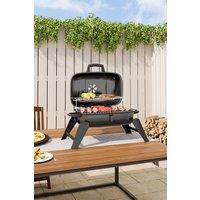 Living and Home Portable Charcoal Grill Charcoal BBQ for Outdoor Patio in Black