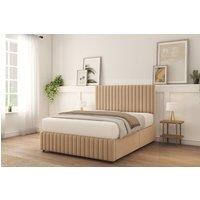 Sloomy Madison Plush Bed Set, No Drawers Mattress & 26 Headboard in Stone | Size: Small Single