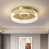 Garwarm 2-Light 30cm LED Flush Mount in Gold