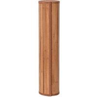 Berkfield Home Rug Rectangular Natural80x300 cm Bamboo in Brown | Size: Medium