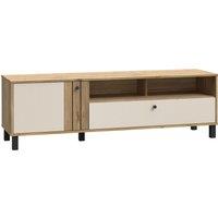 Furniture To Go Grafton TV Unit n Cream & Oak