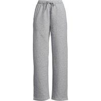 Lands' End Women's Serious Sweats Relaxed Straight Leg Joggers in Grey | Size: Medium
