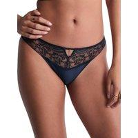 Aubade Women's Satin Memories Italian Brief in Blue | Size: 12
