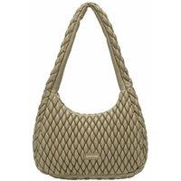 Every Other Women's Quilted Shoulder Bag in Taupe