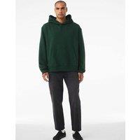 Bella + Canvas Men's Heavyweight Pull Over Hoodie in Green | Size: XL