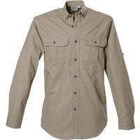 TAG Safari Men's Safari Shirt for Men - L/Sleeve in Khaki | Size: XL