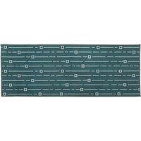 JVL Savio Machine Washable Doormat & Runner, Teal | Size: 57 cm x 150 cm
