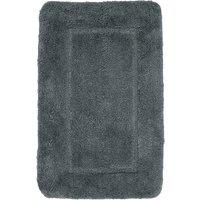 Velosso Cashmere Feel Bath/ Pedestal Mat Anti Slip Bathmats in Charcoal | Size: Large