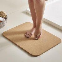 mysmartbuy Cork Bathmat - Home Comfort - bedroom accessory - soft furnishings | Size: 100 cm diameter