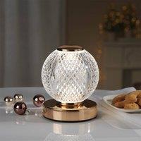 Coopers of Stortford Rechargeable Crystal Touch Lamp with 3 Brightness Levels