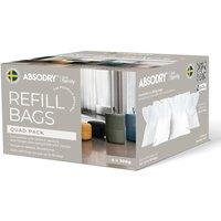 Absodry Pack of 4 300g Desiccant Bag with Granules Dehumidifier Refill Pack in White | Size: 4 Pack