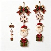 Quipulse DIY Christmas Embroidery Hanging Ornament Craft Kit