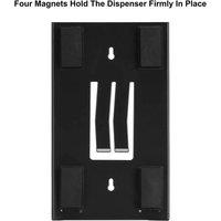 SPETLEK 1pc Magnetic Disposable Glove Gloves Dispenser Holder Storage Box in Black