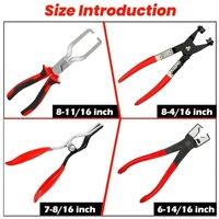 SPETLEK 4Pcs Hose Clamp Pliers Set with Clic-R Ring Automotive in Red | Size: 1000mm x 400mm