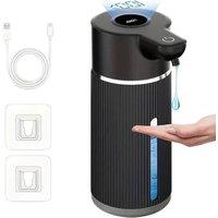 PAWNORA Automatic Soap Dispenser 420ml BLACK