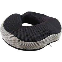 FORGEVIO Memory Foam Donut Ring Seat Cushion in Black | Size: 120 cm x 135 cm