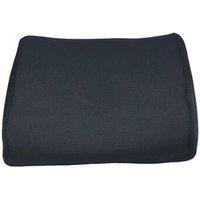 SPETLEK Car Memory Foam Pillow Lumbar Waist Pad Back Support in Black | Size: 100 cm x 190 cm