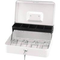 SPETLEK White Heavy Duty Steel Cash Box Security Money Storage