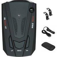 Ventryn 16 Band V7 GPS Radar Laser 360 Car Detector in Black