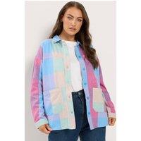 Yours Women's Long Sleeve Check Shacket | Size: 18