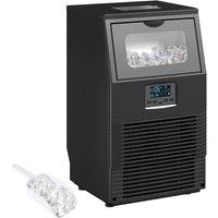 Rolipo HOMCOM Commercial Ice Maker 30kg With 4kg Storage Black