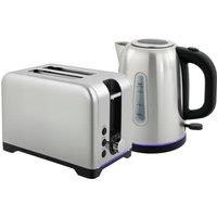 Rolipo Silver Toaster & Kettle Set 1.7L 3000W