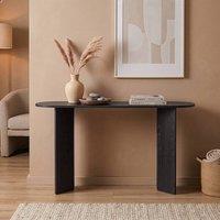 CALICOSY Console Table With Two Legs, 150 Cm Long - SIRA in Black
