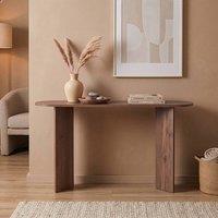 CALICOSY Console Table With Two Legs, 150 Cm Long - SIRA in Light Oak