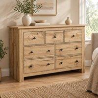 STILVORA 7 Drawer Storage Cabinet in Natural
