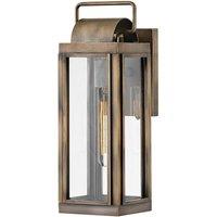 Netlighting Hinkley Sag Harbor Outdoor Wall Lantern Painted Burnished Bronze IP44 in Brown