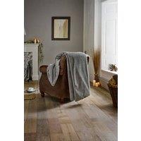 The Lyndon Company Burghley Extrasoft Faux Fur Decorative Throw in Grey | Size: 130 cm x 170 cm